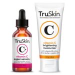 TruSkin Super C Duo - Vitamin C Plus Super Serum, 1 fl oz & Vitamin C Brightening Moisturizer, 2 fl oz - Two-Step Anti Aging Skin Care Set for Hydrated, Smooth & Firmer-Looking Skin - Image 2