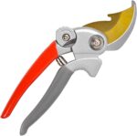Ultra Sharp Germany Titanium Steel Pruning Shears - Cuts 3X Easier, Weak Hand Arthritis Snips, Rust-Resistant, Effortlessly 1-Inch Cut Capacity Garden Scissors, Ergonomic Handle (gt-04, 1) - Image 2