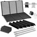 Uniflasy Grill Parts for Weber Genesis 300 Series with Front Control, Fits Genesis E310 E320 S310 S320 EP310 EP320, 7524 Cooking Grates, 62752 Burner Tubes, 7620 Flavorizer Bars & 7628 Igniter - Image 2