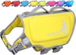 VIVAGLORY High Buoyancy Dog Life Vest, Swimming Vest with Handle, Dog Life Jacket for Swimming & Boating, Buoyancy for Puppy Doggy, L, Yellow - Image 2