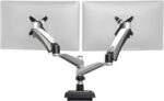 Vari Dual Monitor Arm - VESA Monitor Mount w/ 360 Degree Adjustment - Monitors up to 27 inches, 19.8 lbs - Double Monitor Arms with Full Adjustability - Computer Monitor Stand for Home or Office - Image 2