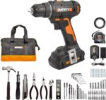 Worx 20V Cordless Drill Driver, 84pc Accessory Kit, Variable 2-Speed, 265 In-Lbs Torque, 20+1 Clutch, Lightweight, Compact, 3/8-Inch Keyless Chuck - Battery & Charger Included - Image 2