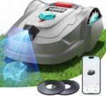 YARDCARE 2026 New M800Plus Robot Lawn Mower, GPS & 3D Vision, with 32.8 ft Magnetic Stripe, Obstacle Avoidance, Auto-Charging, APP Control, Bow-Shaped Mowing for Lawns up to 8611 sq.ft (Grey) - Image 2