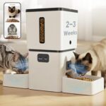 Yakry Automatic Cat Feeder for 2 Cats - Two HD Cameras Easy Setup 5GHz Stable WiFi Dog Food Dispenser with HD Night Vision - 8L Pet Feeder with Dual Bowls for Multi-Cat & Small Dogs Indoor - Image 2