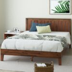 ZINUS Vivek Deluxe Wood Platform Bed Frame with Headboard, Wood Slat Support, No Box Spring Needed, Easy Assembly, Queen - Image 2