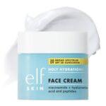e.l.f. SKIN Holy Hydration! Face Cream Broad Spectrum SPF 30 Sunscreen Moisturizer, Made with Hyaluronic Acid, Niacinamide & Peptides, Lightweight Daily Protection, 1.7 oz - Image 2