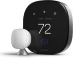 ecobee Smart Thermostat Premium with Smart Sensor and Air Quality Monitor - Programmable Wifi Thermostat - Works with Siri, Alexa, Google Assistant, Black - Image 2