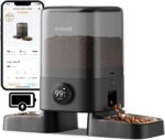 oneisall Cordless 2.4Ghz WiFi Automatic Cat Feeder for 2 Cats, Rechargeable 100-Day Battery Operated Auto Cat Feeder, 20 Cups/5L Timed Cats Food Dispenser Automatic for Large Kibble, Smart App Control - Image 2