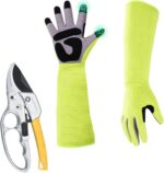 pruning shears & gardening gloves - Image 2