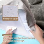 EHEYCIGA Orthopedic Dog Beds Large Sized Dog, Waterproof Memory Foam Pet Bed with Sides, Non-Slip Bottom Large Pet Bed with Washable Removable Cover, Grey - Image 5