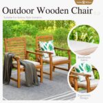 Sophia & William 9pc Outdoor Dining Set, Acacia Wood/Expandable Table | Acacia wood, seat cushions,weather-resistant rattan,breathable - Image 3
