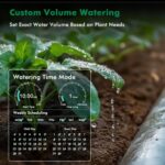 RESTMO Brass Inlet & Outlet Smart Sprinkler Hose Timer with Flow Meter, Water Timer for Garden Hose with APP Remote Control (RF Hub & 2.4GHz WiFi Connection), Automatic Drip Irrigation System for Lawn - Image 7