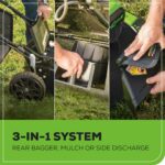 Greenworks 40V 21" Push Mower, 5.0Ah USB Battery - Image 8