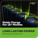 Greenworks 40V 21" Push Mower, 5.0Ah USB Battery - Image 13
