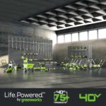 Greenworks 40V 21" Push Mower, 5.0Ah USB Battery - Image 16