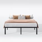 Hafenpo 14 Inch Queen Bed Frame - Sturdy Metal Platform Queen Size, No Box Spring Needed, Heavy Duty, Easy Assembly, Strong Bearing Capacity, Under Bed Storage, Black - Image 9