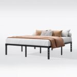 Hafenpo 14 Inch Queen Bed Frame - Sturdy Metal Platform Queen Size, No Box Spring Needed, Heavy Duty, Easy Assembly, Strong Bearing Capacity, Under Bed Storage, Black - Image 10