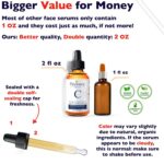 Vitamin C Serum For Face – Anti Aging Face Serum with Vitamin C, Hyaluronic Acid, Vitamin E. Brightening Formula. Improve Appearance of Dark Spots, Tone, Fine Lines & Wrinkles, Glowing Skin 2 Fl Oz - Image 3