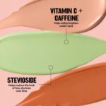 Revlon Glimmer Correcting Concealer, Liquid Under Eye Makeup, Light to Buildable Coverage made with Caffeine, Vitamin C, & Stevioside, 105, Pink, 0.3 fl oz - Image 7