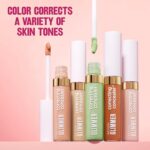 Revlon Glimmer Correcting Concealer, Liquid Under Eye Makeup, Light to Buildable Coverage made with Caffeine, Vitamin C, & Stevioside, 105, Pink, 0.3 fl oz - Image 8