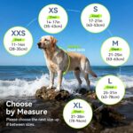 VIVAGLORY Dog Life Vest Rip Stop Dog Swim Vest, M, Bright Yellow | High Visibility Ripstop for Puppy Cat Doggy, Life Jacket with Handle & Leash Ring for Boating & Swimming - Image 7