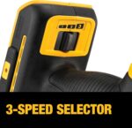 DEWALT 20V MAX XR Oscillating Multi-Tool Cordless, Variable Speed Brushless Motor Multitool with LED Light, Extended Runtime, Includes Two Wood Cutting Blades, Tool Only (DCS356B) - Image 6