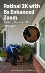 Ring Battery Doorbell Plus (newest model), Nickel Silver with Chime (newest model), White - Image 4