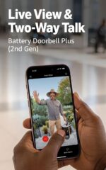 Ring Battery Doorbell Plus (newest model), Nickel Silver with Chime (newest model), White - Image 6
