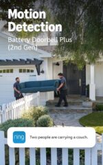 Ring Battery Doorbell Plus (newest model), Nickel Silver with Chime (newest model), White - Image 7