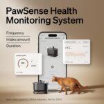 PETLIBRO Cat Water Fountain, App Monitoring Pet Fountains for Cats Indoor with Stainless Steel Tray, 2.5L/84oz Dockstream Automatic Water Dispenser for Drinking, 2.4G Wi-Fi Smart Bowl Inside - Image 3