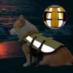 Amazon Basics Dog Adjustable Life Jacket with Reflective Stripes, Yellow, X-Large - Image 8