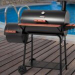 Royal Gourmet CC1830W 30-Inch Charcoal Grill with Offset Smoker and Wood-Painted Side Table, Outdoor Smoker Grill with 811 Sq. In. Cooking Area for Outdoor Barbecue Event, Black - Image 4