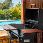 Royal Gourmet CC1830W 30-Inch Charcoal Grill with Offset Smoker and Wood-Painted Side Table, Outdoor Smoker Grill with 811 Sq. In. Cooking Area for Outdoor Barbecue Event, Black - Image 13