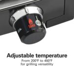 Hamilton Beach Electric Indoor Searing Grill with Adjustable Temperature Control to 450F, 118 sq. in. Surface Serves 6, PFAS-Free Removable Nonstick Grate, Stainless Steel (25360) - Image 6