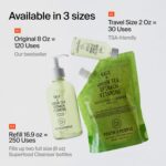 Youth To The People Superfood Facial Cleanser - Kale + Green Tea Daily Face Wash, Gently Removes Makeup, SPF, and Oils, Soothing Antioxidants for Glowing Skin, pH Balance, Clean Pores, Refillable - Image 11