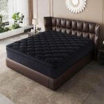 Premium 12 Inch Queen Size Mattress - Black Diamond Quilted, Individual Pocket Spring & Memory Foam Top, Luxurious Support, Pressure Relief, Motion Isolation, High-End Medium Firm, Easy Set-Up - Image 3