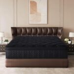 Premium 12 Inch Queen Size Mattress - Black Diamond Quilted, Individual Pocket Spring & Memory Foam Top, Luxurious Support, Pressure Relief, Motion Isolation, High-End Medium Firm, Easy Set-Up - Image 7
