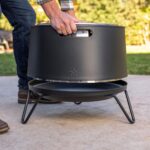 Smokeless Fire Pit 20-Inch – Portable Outdoor Wood Burning Fire Pit for Patio, Backyard & Camping, Stainless Steel, Removable Ash Pan, Stand & Cover – TIKI Social Fire Pit - Image 5