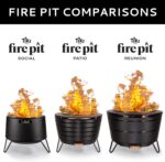 Smokeless Fire Pit 20-Inch – Portable Outdoor Wood Burning Fire Pit for Patio, Backyard & Camping, Stainless Steel, Removable Ash Pan, Stand & Cover – TIKI Social Fire Pit - Image 8
