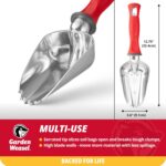 Garden Weasel Potting Scoop - Oversized | Dig and Transport | Planting and Gardening Hand Digging Tools, Heavy Duty Soil Scoop, Mini Gardening Shovel | 91362 - Image 6