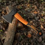 KSEIBI Wood Axe, Small Outdoor Camp Hatchet for Splitting and Kindling Wood, Forged Steel Blade with Anti-Slip and Shock Reduction Handle Great Throwing Axes and Hatchets (Modern) - Image 9