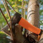 KSEIBI Wood Axe, Small Outdoor Camp Hatchet for Splitting and Kindling Wood, Forged Steel Blade with Anti-Slip and Shock Reduction Handle Great Throwing Axes and Hatchets (Modern) - Image 10