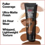Revlon ColorStay Full Cover Longwear Matte Foundation, Heat & Sweat Resistant Lightweight Face Makeup, 240 Medium Beige, 1.0 fl oz - Image 4