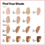 Revlon ColorStay Full Cover Longwear Matte Foundation, Heat & Sweat Resistant Lightweight Face Makeup, 240 Medium Beige, 1.0 fl oz - Image 5