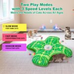 Interactive Cat Toys for Indoor Cats,[Newly Upgraded] Rechargeable Touch Activated Hide and Seek Kitten Toys for Bored Indoor Adult Cats with Fluttering (Green) - Image 5