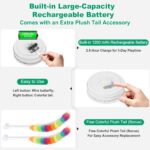 Interactive Cat Toys for Indoor Cats,[Newly Upgraded] Rechargeable Touch Activated Hide and Seek Kitten Toys for Bored Indoor Adult Cats with Fluttering (Green) - Image 6