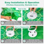 Interactive Cat Toys for Indoor Cats,[Newly Upgraded] Rechargeable Touch Activated Hide and Seek Kitten Toys for Bored Indoor Adult Cats with Fluttering (Green) - Image 7