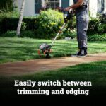 WORX Cordless String Trimmer & Lawn Edger, 12" Electric Weed Wacker with Command Feed, 20V Weed Eater with 5.5 LBS, 2 Batteries & Charger Included, WG163 - Image 3
