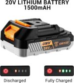 Power Drill Cordless: DEKOPRO Cordless Drill 20V Electric Power Drills Set Tool Drills Cord-less Set with Battery and Charger - Image 7