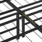 Amazon Basics Bed Frame with Storage, Foldable Metal Platform, Sturdy Steel, No Box Spring Needed, 14-inch High, Tool-Free Setup, Noise Free, Easy Assembly, Queen Size, Black - Image 9